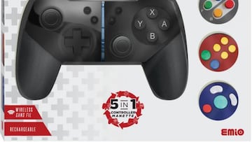 5 en 1: Anuncian un Nintendo Switch Pad Controller modular