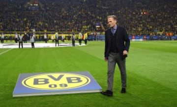 Imágenes de la antesala del duelo Dortmund-Mónaco en el Signal Iduna Park.