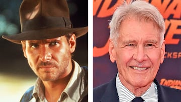 Los protagonistas de Indiana Jones en busca del arca perdida Steven Spielberg Harrison Ford