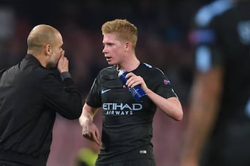 Manchester City's Spanish manager Pep Guardiola getting the best out of players like Kevin De Bruyne.