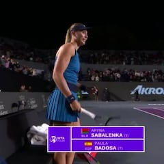 El gesto de Badosa con la Nº 2 del mundo después de arrasarla: es enorme