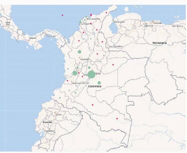 Mapa de casos y muertes por coronavirus por departamentos en Colombia: hoy, 29 de abril
