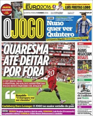 Portadas de la prensa mundial