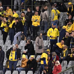 La preocupante espera de los aficionados suecos en el Estadio Rey Balduino