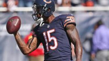 Brandon Marshall con los Chicago Bears.