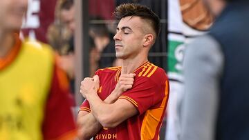 El Shaarawy celebrando el gol de la victoria