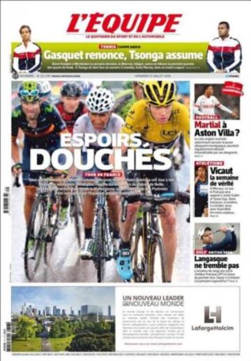 Portadas de la prensa deportiva