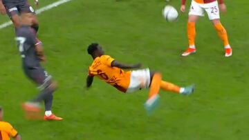 Regate y acrobacia dignos de un golazo.