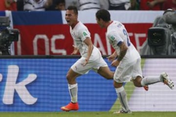 Con goles de Eduardo Vargas y Charles Aránguiz, la Roja derrotó a España en el Maracaná, el 18 de junio del 2014.