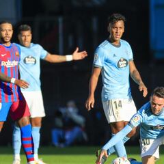 Néstor Araujo jugó 20 minutos entre el Celta y el Barcelona