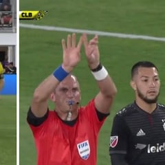 MLS goal ruled out by VAR... after ref appears to foul player