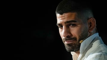 Ilia Topuria en la rueda de prensa de WOW 17.