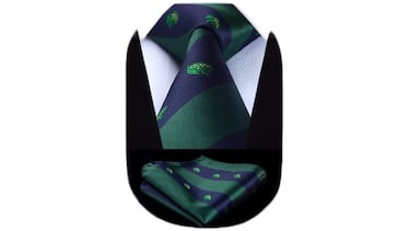 ?Tienes una boda, un bautizo o una comunin? Acierta con este juego de corbata y pa?uelo en 33 dise?os