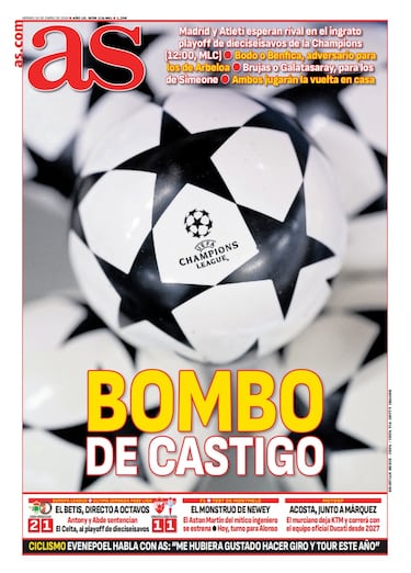 Las portadas de AS de enero