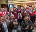 Así vivió la afición del Atlético la eliminación de su equipo