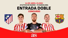 Gana entradas para el partido del Atlético de Madrid con el FC Barcelona