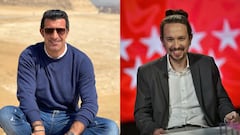 Imagen de Luis Figo y Pablo Iglesias.