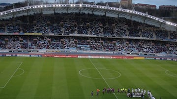 Anoeta cuelga el 'cartel de no hay billetes' contra el Bar?a