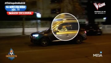 Las imágenes de Bale yéndose del Bernabéu en el minuto 78'