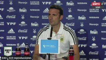 Así confirmó Scaloni a Messi en el XI titular de Argentina en Madrid