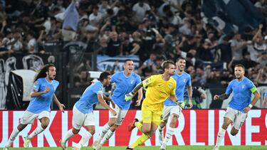 Provedel, tras marcarle al Atlético en el primer partido de esta fase de grupos de la Champions para el 1-1 de la Lazio.