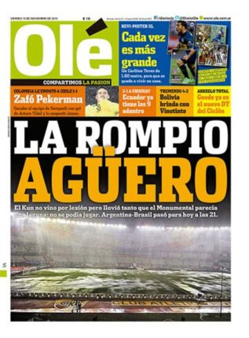 Portadas de la prensa mundial