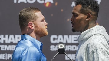 The American will go up two weight classes to face Canelo in a battle for all the marbles at super middleweight.