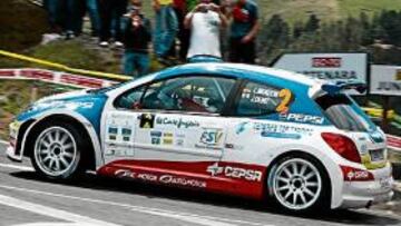 <b>SEGUNDO. </b>Monzón ocupa esa posición en el Nacional de rallys.