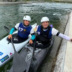 Los Etxaniz-Chourraut, unos Juegos en kayak y en familia