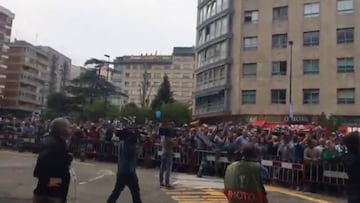 Fiesta en Vigo: el aliento de los hinchas para duelo ante el United