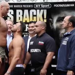 Pasará a la historia del boxeo: el pesaje más surrealista jamás visto