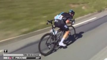 Froome impresionó en el Tour de 2016 con su particular estilo para descender.
