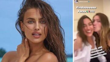 Irina Shayk y su 'fiesta' en Instagram tras la victoria de Italia