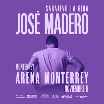 José Madero iniciará la gira en su natal Monterrey, Nuevo León