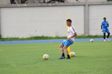 Colombia se prepara con el equipo completo en Río