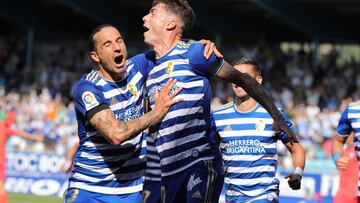 19/09/21 PARTIDO DE SEGUNDA DIVISION PONFERRADINA - MALAGA JOSE MANUEL NARANJO ALEGRIA GOL