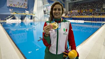 Es la mexicana con más medallas de oro en Panamericanos con un total de ocho.