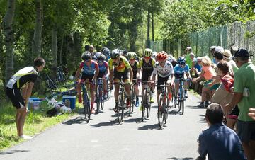 La primera edición de la Clásica de San Sebastián femenina se celebró sobre 120 km. 