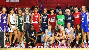Chicos y chicas durante el Jr NBA World Championship.