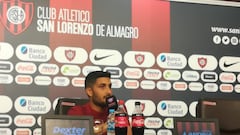 Nicolás Blandi y la falta de gol de San Lorenzo de Almagro