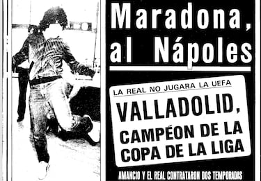 Así contó AS la consecución de la Copa de la Liga del 84