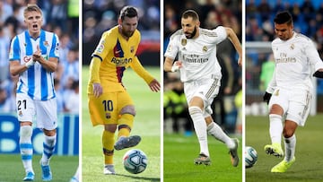 Los capos de LaLiga: Odegaard, Messi, Benzema, Casemiro...