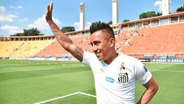 Christian Cueva podría volver a jugar para el Santos