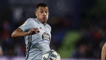 Murillo, en un partido del Celta.