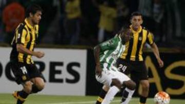 Marlos Moreno suma 33 partidos oficiales con Atl&eacute;tico Nacional y 8 goles.