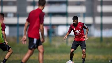 El rojillo Álvaro Sanz podría regresar al once inicial ante el Eibar.