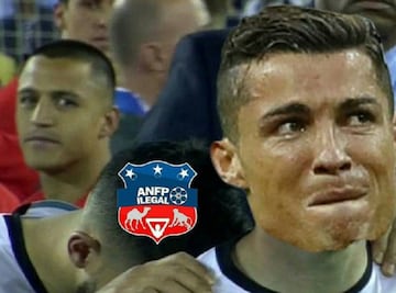 Los memes del triunfo de Chile ante Portugal de Cristiano