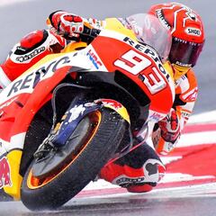 Márquez desmontó la teoría de los discos de freno en Misano