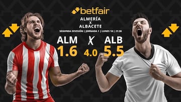 UD Almería vs. Albacete Balompié: horario, dónde ver, estadísticas y pronósticos