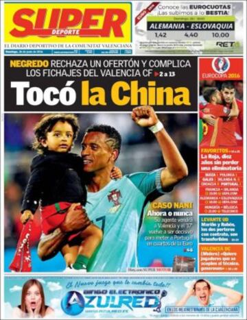 Portadas de la prensa mundial